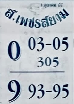 หวยส.เพชรสยาม